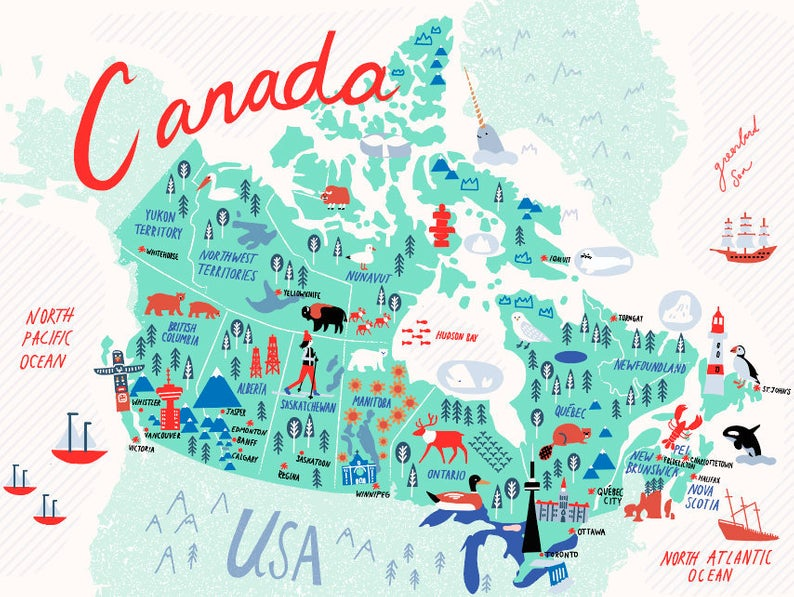 Canada là đất nước có tổng diện tích lớn thứ 2 thế giới